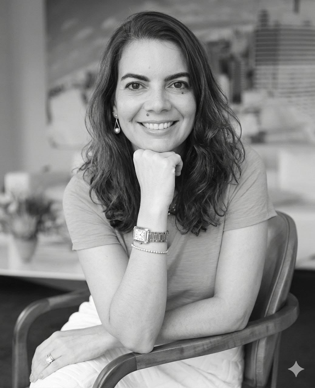 Retrato de Carol Azevedo, autora do e-book